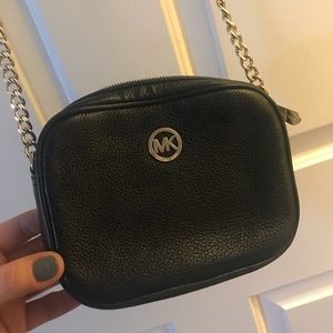 MK Leather Crossbody Bag